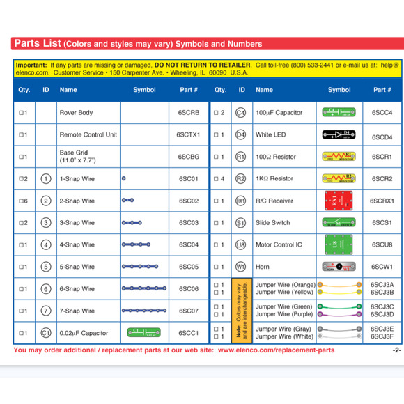 Elenco Snap Rover kit - no remote -works - Picture 10 of 11